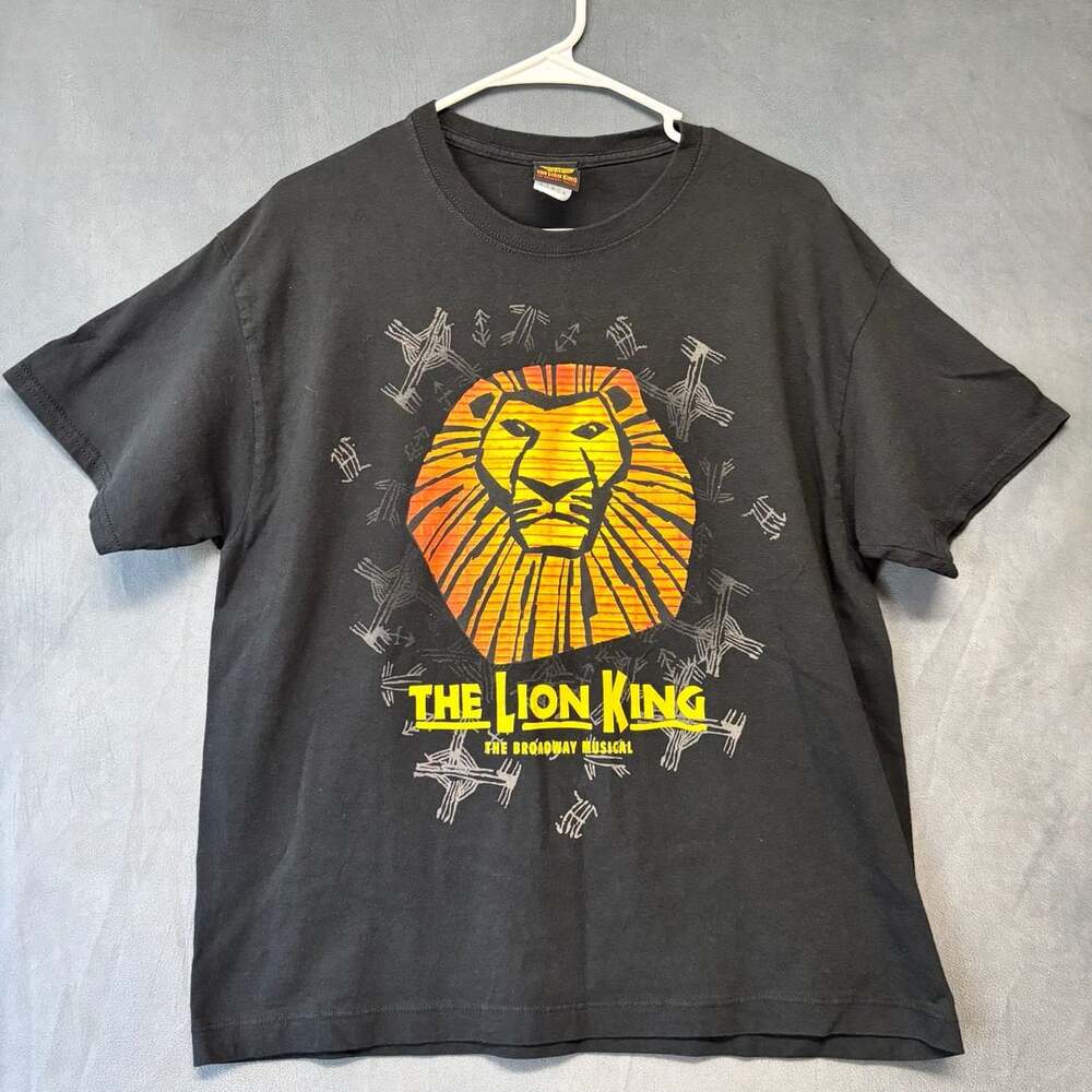 Disney The Lion King The Broadway Musical T-Shirt Women’s L Black
